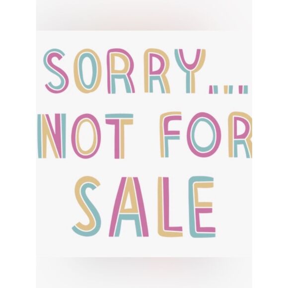 Sorry, not for sale main image 4